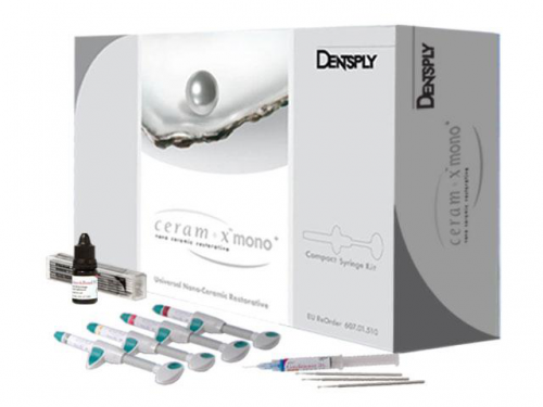 Ceram-X MONO - НАБОР в шприцах (4 шприца по 3 г) - нано-керамический композит для боковых зубов